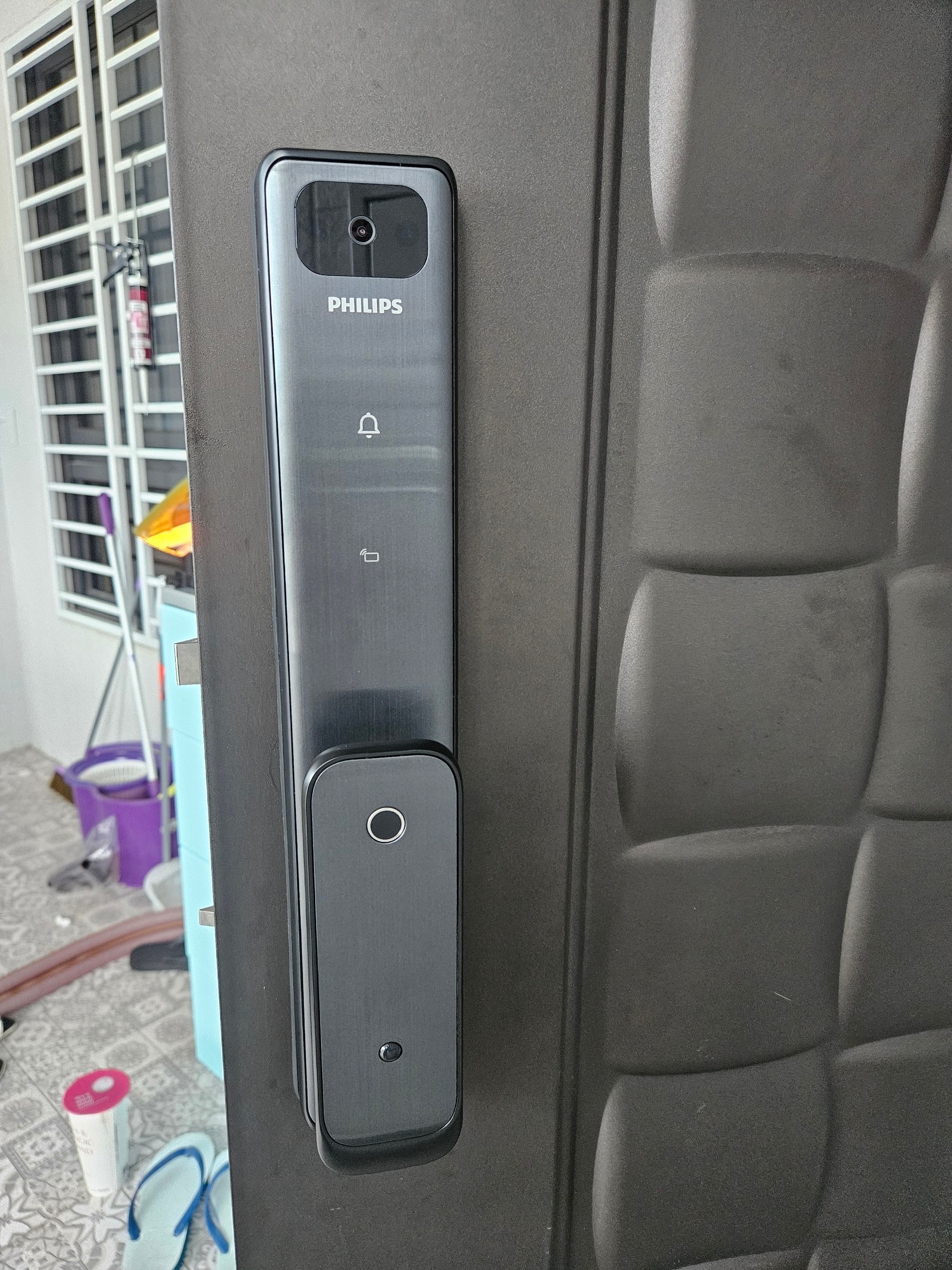 Philips Alpha-VP 飛利浦電子鎖實際安裝案例 1