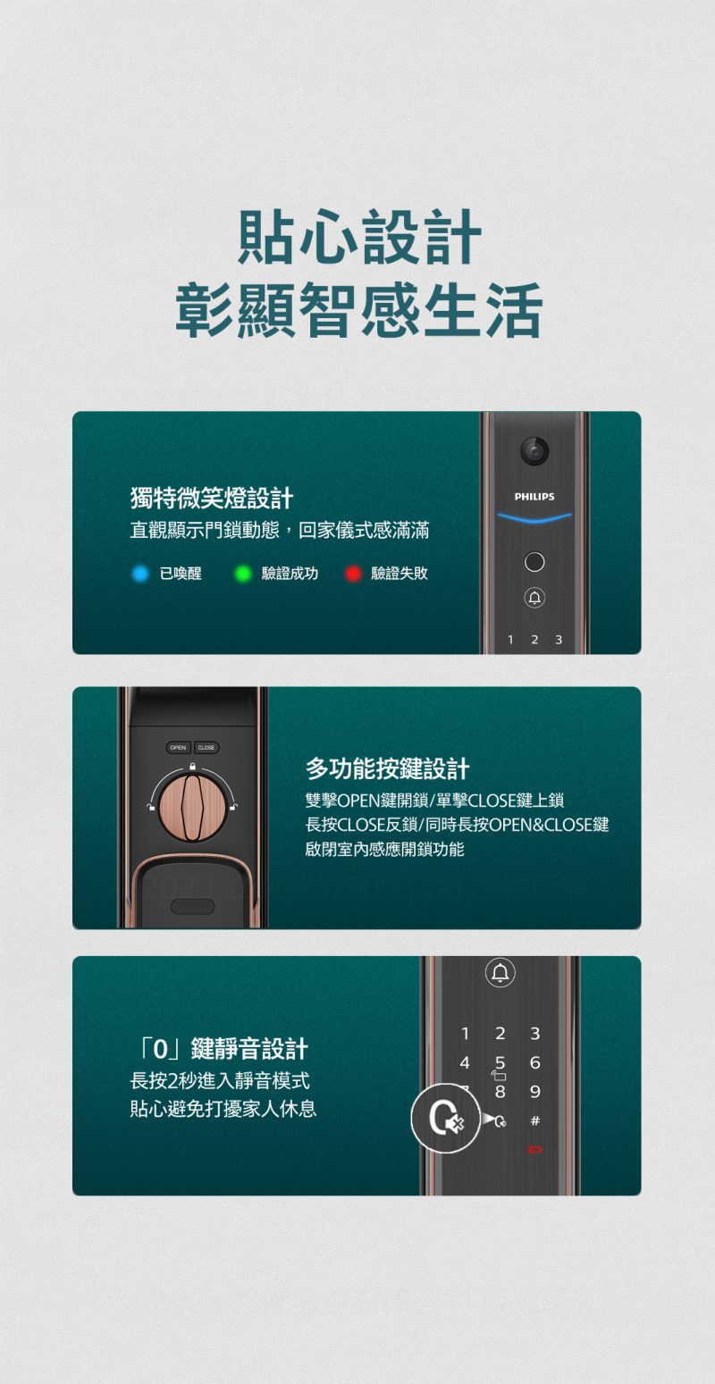 飛利浦電子鎖 709-FVP