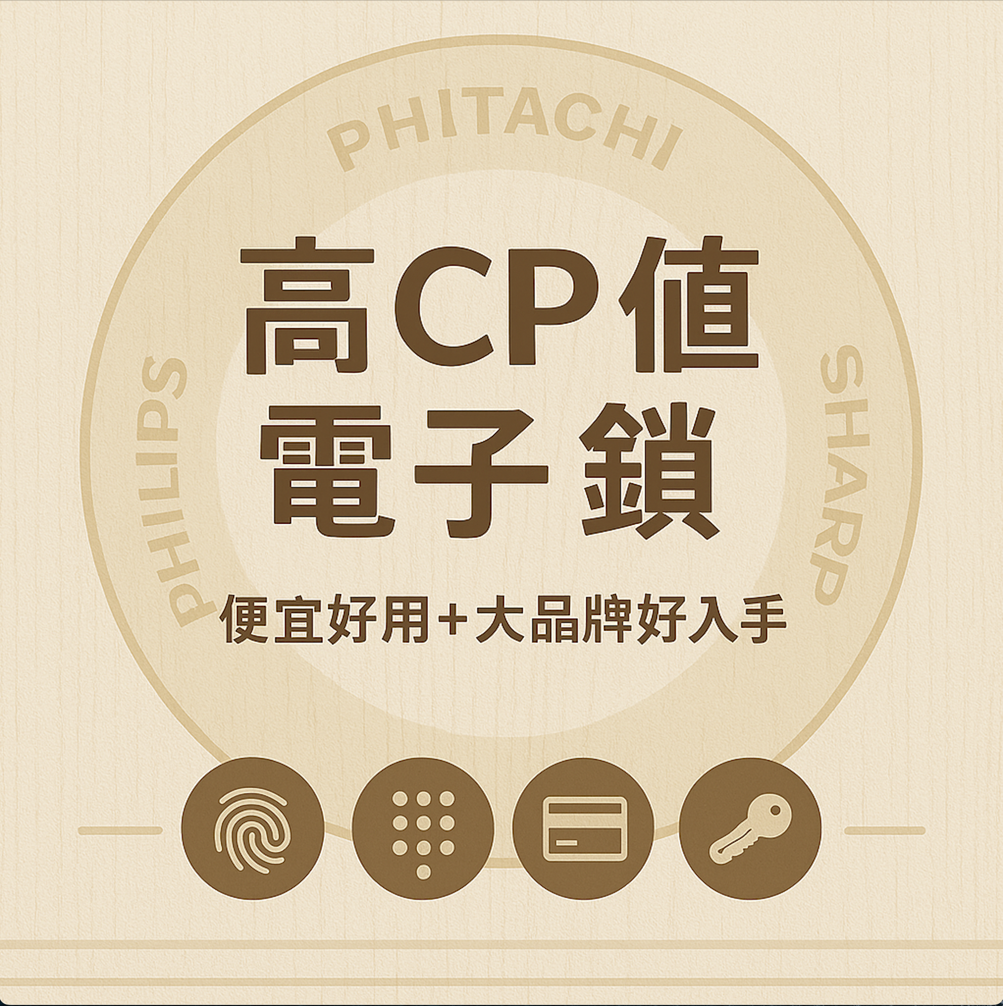 大品牌高CP值電子鎖