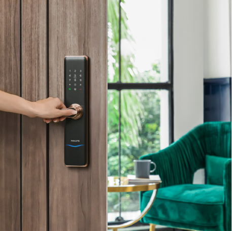 Philips 7300 把手式 5合一 電子鎖